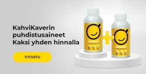 KahviKaverin puhdistusaineet 1+1