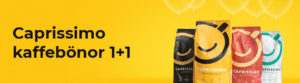 Caprissimo kaffebönor 1+1