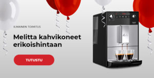 Melitta kahvikoneet erikoishintaan