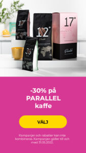 -30% på PARALLEL kaffe