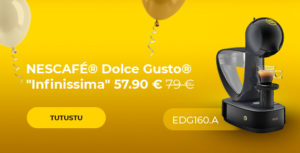 Kahvikone NESCAFÉ® Dolce Gusto® "Infinissima EDG 160.A" vain 57.90 € 79 €
