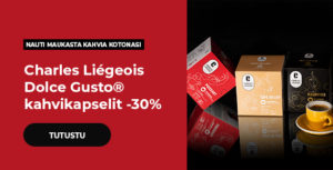 Charles Liégeois Dolce Gusto® kahvikapselit -30%