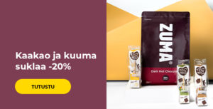 Kaakao ja kuuma suklaa -20%