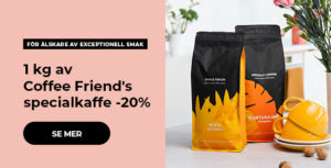 1 kg av Coffee Friend's specialkaffe -20%