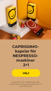 "CAPRISSIMO-kapslar för NESPRESSO-maskiner 2+1"