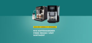 Nya kaffemaskiner finns redan i vårt sortiment