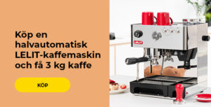 LELIT kaffemaskin + 3 kg kaffe