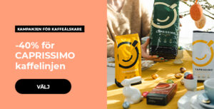 -40 % för CAPRISSIMO kaffelinjen