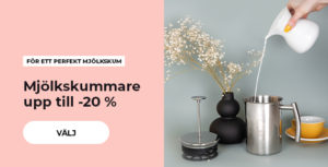 Mjölkskummare upp till -20 %
