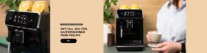 Upp till -25% för kaffemaskiner från PHILIPS