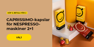 "CAPRISSIMO-kapslar för NESPRESSO-maskiner 2+1"