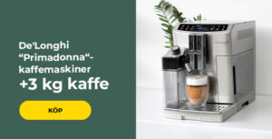 De'Longhi "Primadonna"-kaffemaskiner +3 kg kaffe