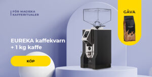 EUREKA kaffekvarn + 1 kg kaffe