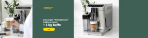 De'Longhi "Primadonna"-kaffemaskiner +3 kg kaffe