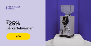 Upp till -25% på kaffekvarnar