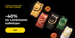 -40 % för CAPRISSIMO kaffelinjen