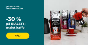 -30 % på BIALETTI malet kaffe