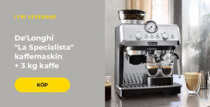 De'Longhi "La Specialista" kaffemaskin + 3 kg kaffe