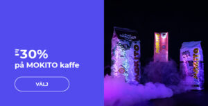 Upp till -30% på MOKITO kaffe
