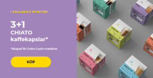 3+1 för CHIATO kapslar