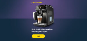 PHILIPS kaffemaskiner till ett specialpris