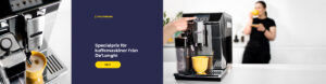 Specialpris för kaffemaskiner från De'Longhi