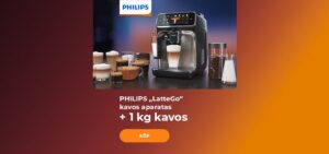 PHILIPS "LatteGo" kaffemaskin + 1 kg kaffe