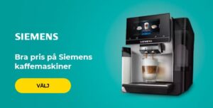 Bra pris på Siemens kaffemaskiner