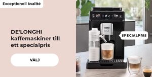Bra pris på De'Longhi kaffemaskiner