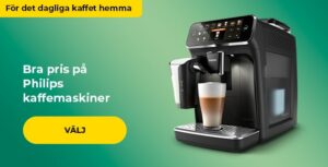 Bra pris på Philips kaffemaskiner