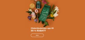 Påskerbjudanden upp till 50 % rabatt