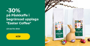 "-30% på Påskkaffe i begränsad upplaga ""Easter Coffee"""