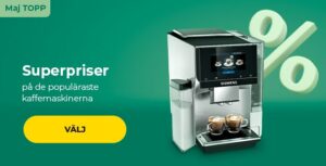 Superpriser på de populäraste kaffemaskinerna