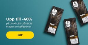 Upp till -40% på CHARLES LIÉGEOIS Magnifico kaffebönor