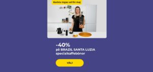 -40 % på BRAZIL SANTA LUZIA specialkaffebönor