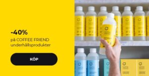 -40% på COFFEE FRIEND underhållsprodukter