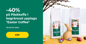 "-40% på Påskkaffe i begränsad upplaga ""Easter Coffee"""