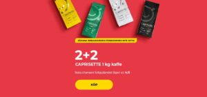 2+2 CAPRISETTE 1 kg kaffe