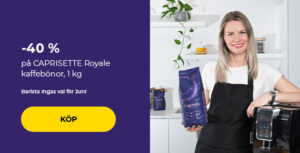 -40 % på CAPRISETTE Royale kaffebönor, 1 kg