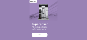 Superpriser på de populäraste kaffemaskinerna
