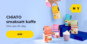 "NY! CHiATO smaksatt kaffe"
