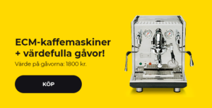 ECM-kaffemaskiner + värdefulla gåvor!