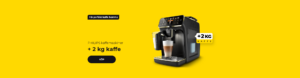 PHILIPS kaffemaskiner + 2 kg kaffe