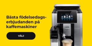 Bästa födelsedagserbjudanden på kaffemaskiner