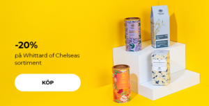 -20% på Whittard of Chelseas sortiment