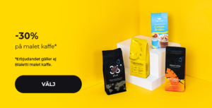 -30 % på COFFEE FRIEND'S malet kaffe