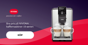 Bra pris på NIVONA kaffemaskiner i 8-serien
