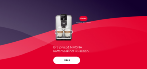 Bra pris på NIVONA kaffemaskiner i 8-serien