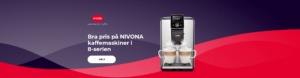 Bra pris på NIVONA kaffemaskiner i 8-serien