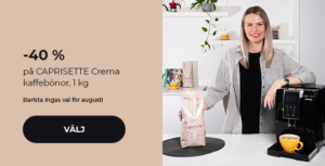 -40 % på CAPRISETTE Crema kaffebönor, 1 kg